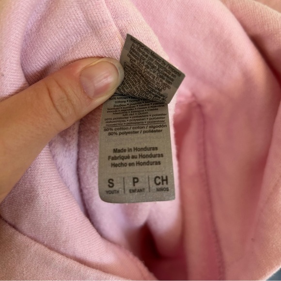 A For Adley Pink Kids Hoodie - Picture 4 of 4